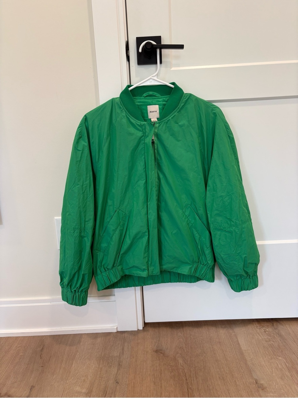 Anthropologie Maeve Ballon Sleeve Bomber
